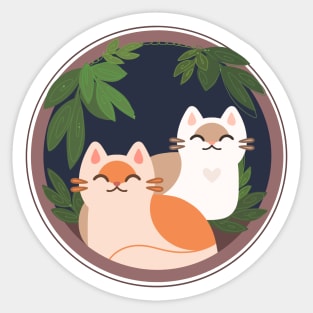 Soft Cats Sticker